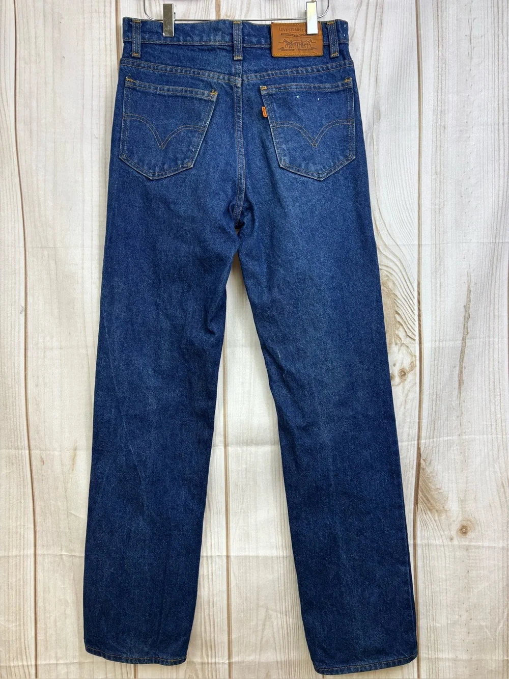 Vintage Levi's Orange Tab 80's 506 Straight Leg USA Men’s Jeans Indigo Sz 30x32